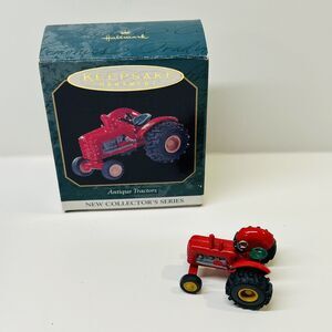 1997 Hallmark Keepsake Ornament Antique Tractors Miniature Collector's Series #1